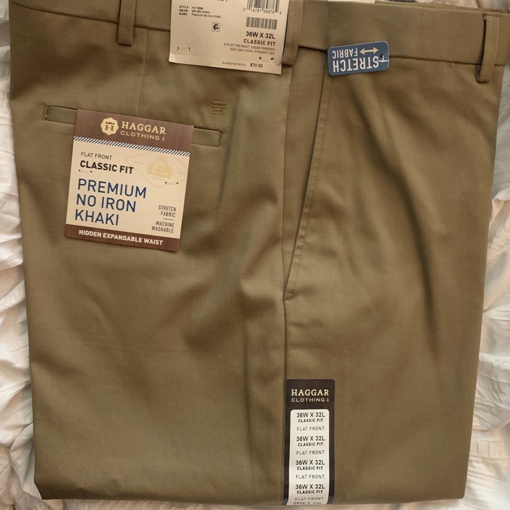 Haggar Men’s Khaki Pants Size 36